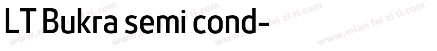 LT Bukra semi cond字体转换